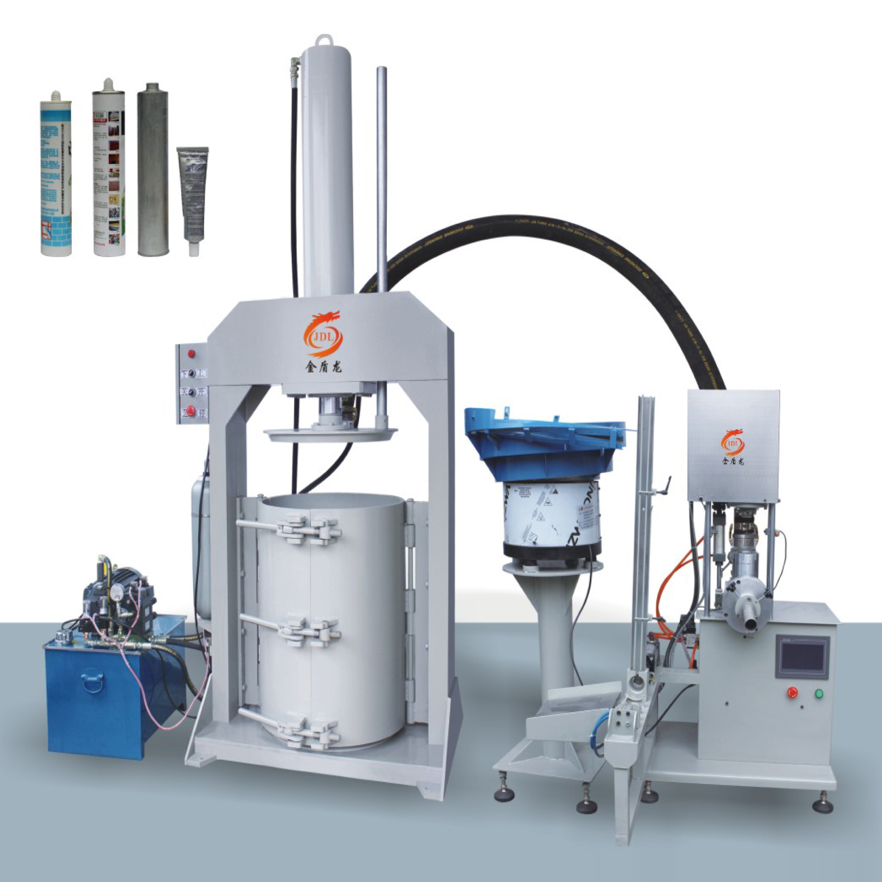 半自动定量玻璃胶灌装机 JL-12